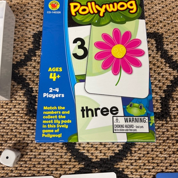 Pollywog Preschool Numbers Matching Card Game Child Development Dice Multiplayer - Picture 3 of 11